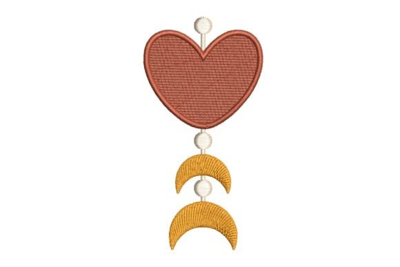 Boho Heart and Moon Phases Mobile Review
