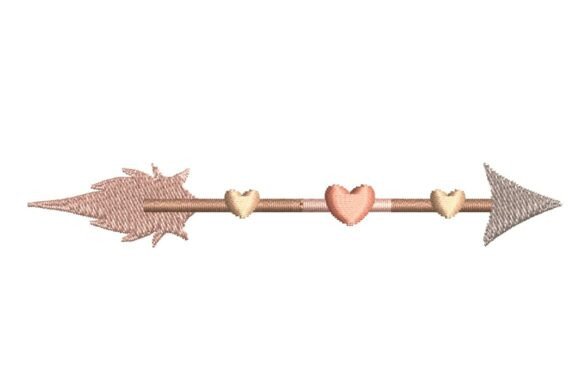 Cupid s Love Arrow with Hearts Embroidery Design Review