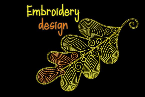 Golden Harvest Leaf Embroidery Design Review