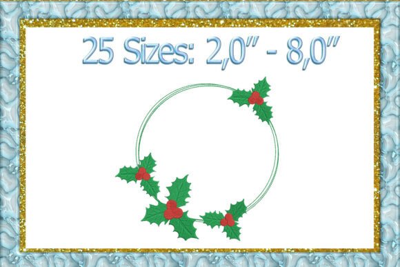 Holly Frame Embroidery Design Review