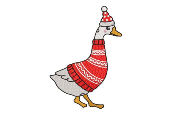 Review: Christmas Goose Embroidery for Holiday Sales
