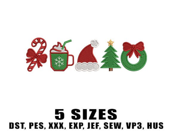 Review: Christmas Icon Set Embroidery Design