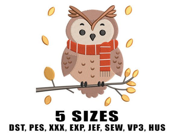 Review: Cozy Autumn Owl Embroidery Design
