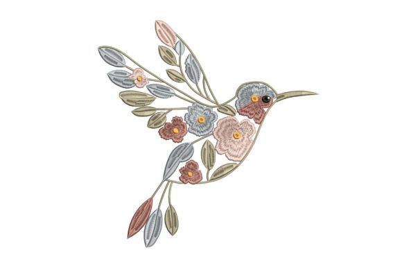 Review: Floral Hummingbird Embroidery for Apparel