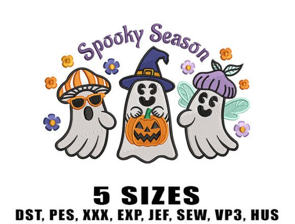 Review: Fun Ghost Embroidery Design for Holiday Crafts