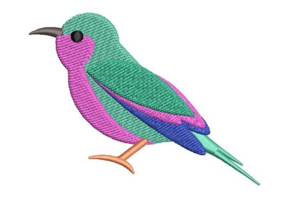 Review: Fun Tropical Bird Embroidery Design