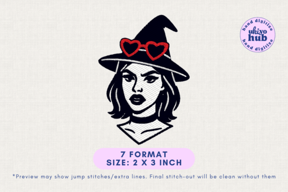 Review: Witch with Heart Sunglasses Embroidery for Merch