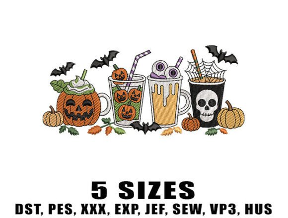 Reviewing the Orange Pumpkin Latte Embroidery Design