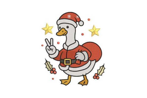 Santa Goose Embroidery: A Designer’s Review