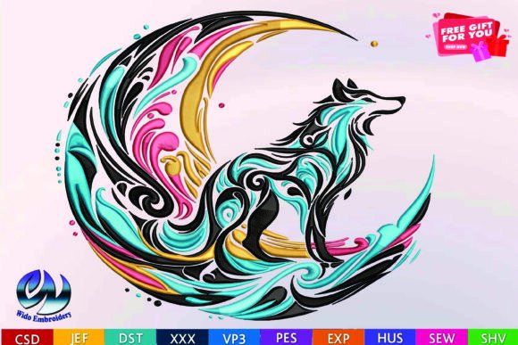 Wolf Embroidery Design: A Craft Fair Review